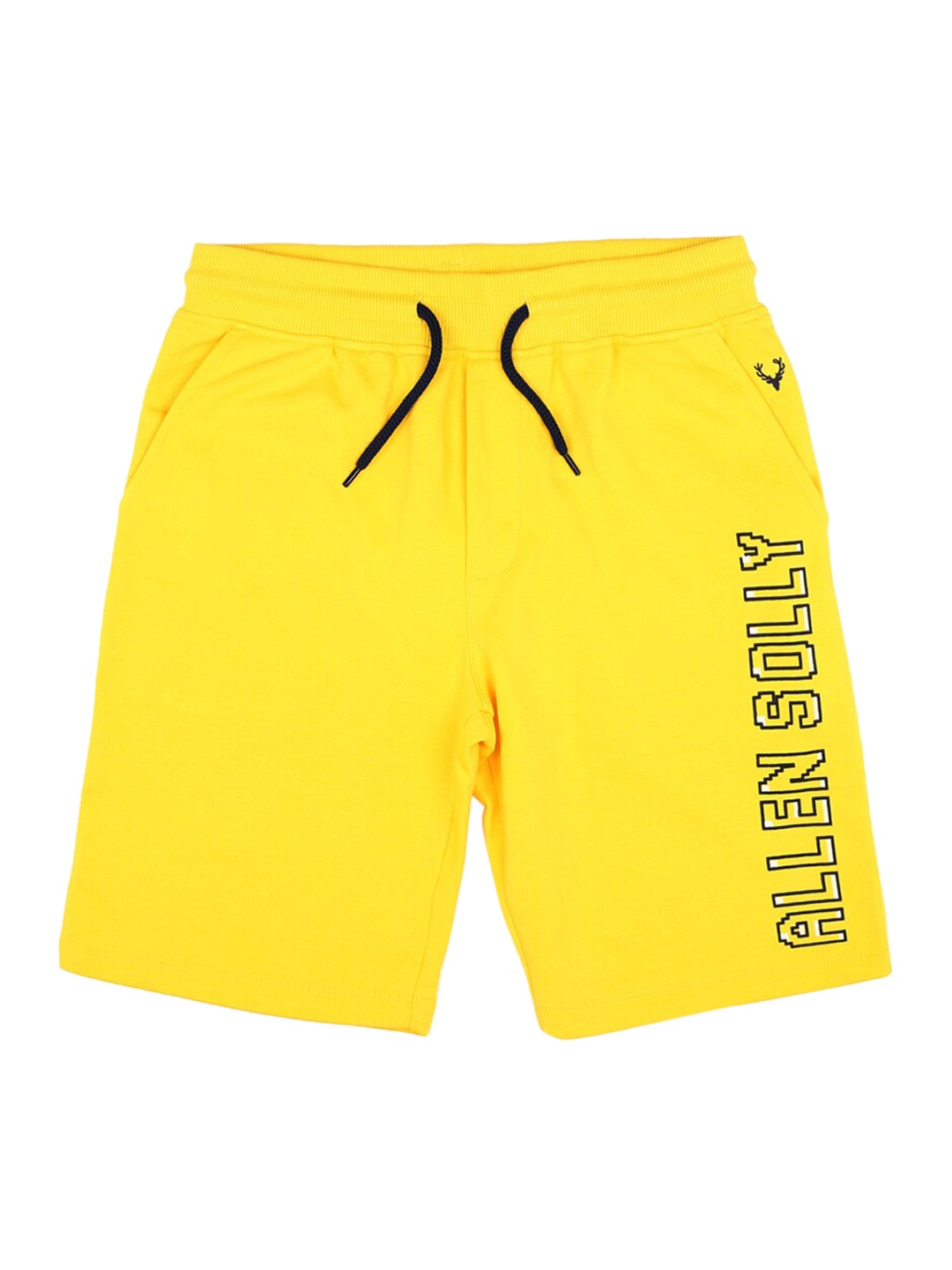 

Allen Solly Junior Boys Yellow Printed Regular Fit Pure Cotton Regular Shorts