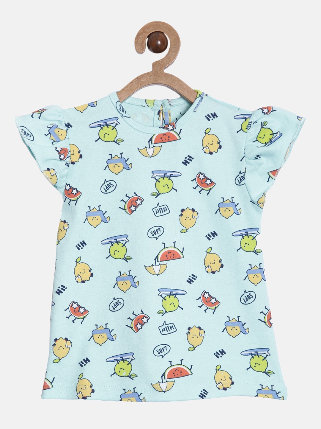 

Kryptic Girls Multicoloured Printed Round Neck T-shirt, Multi