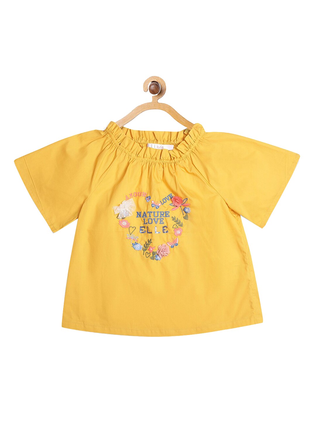 

ELLE Yellow Regular Top