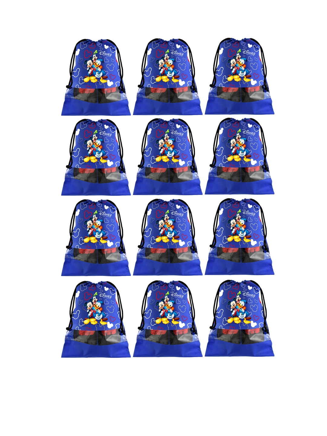 

Kuber Industries Set Of 12 Blue Disney Printed Dust-Proof Shoe Organisers