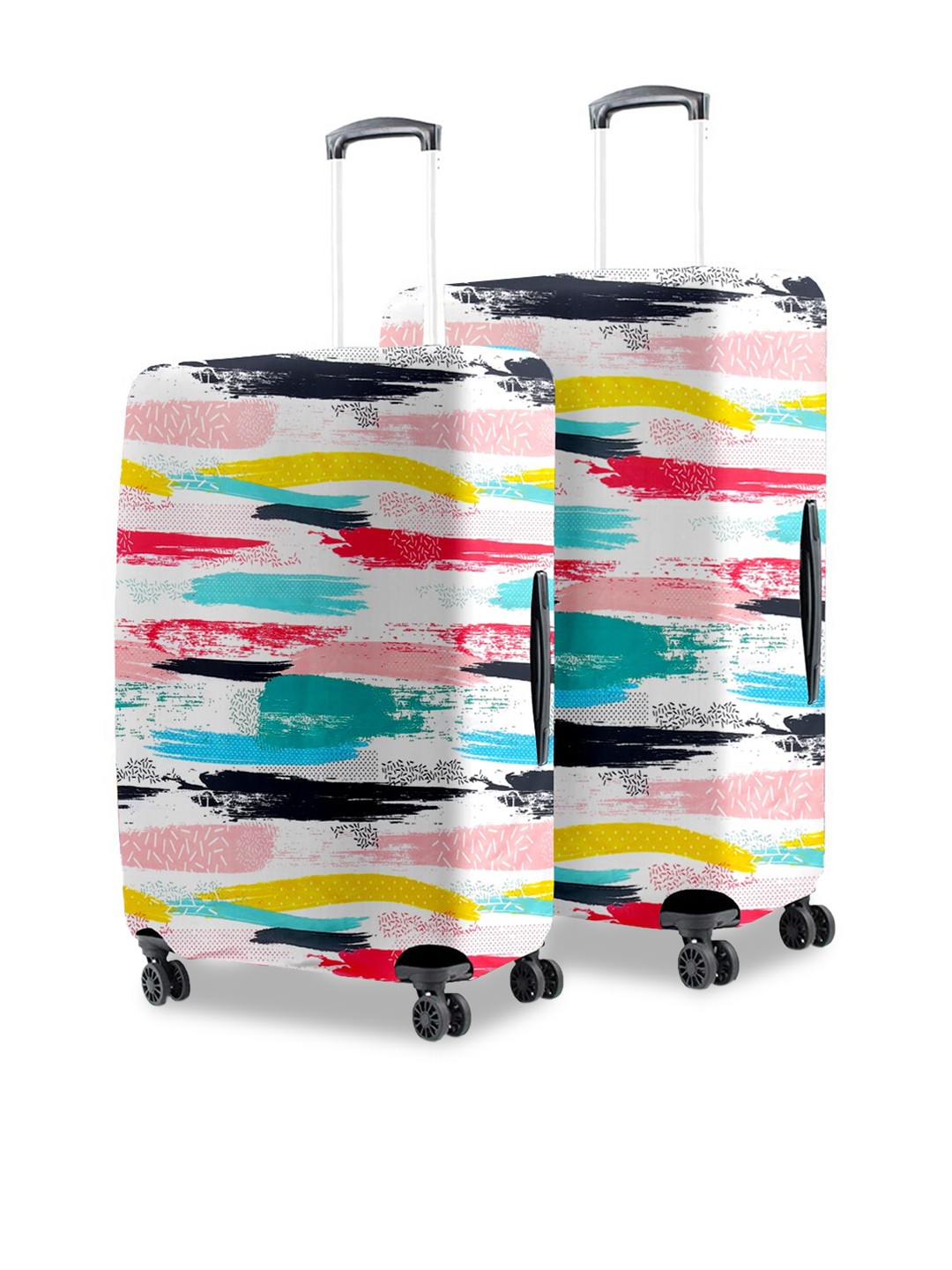 

Cortina Set of 2 Multicoloured Printed Protective Luggage Cover, Multi