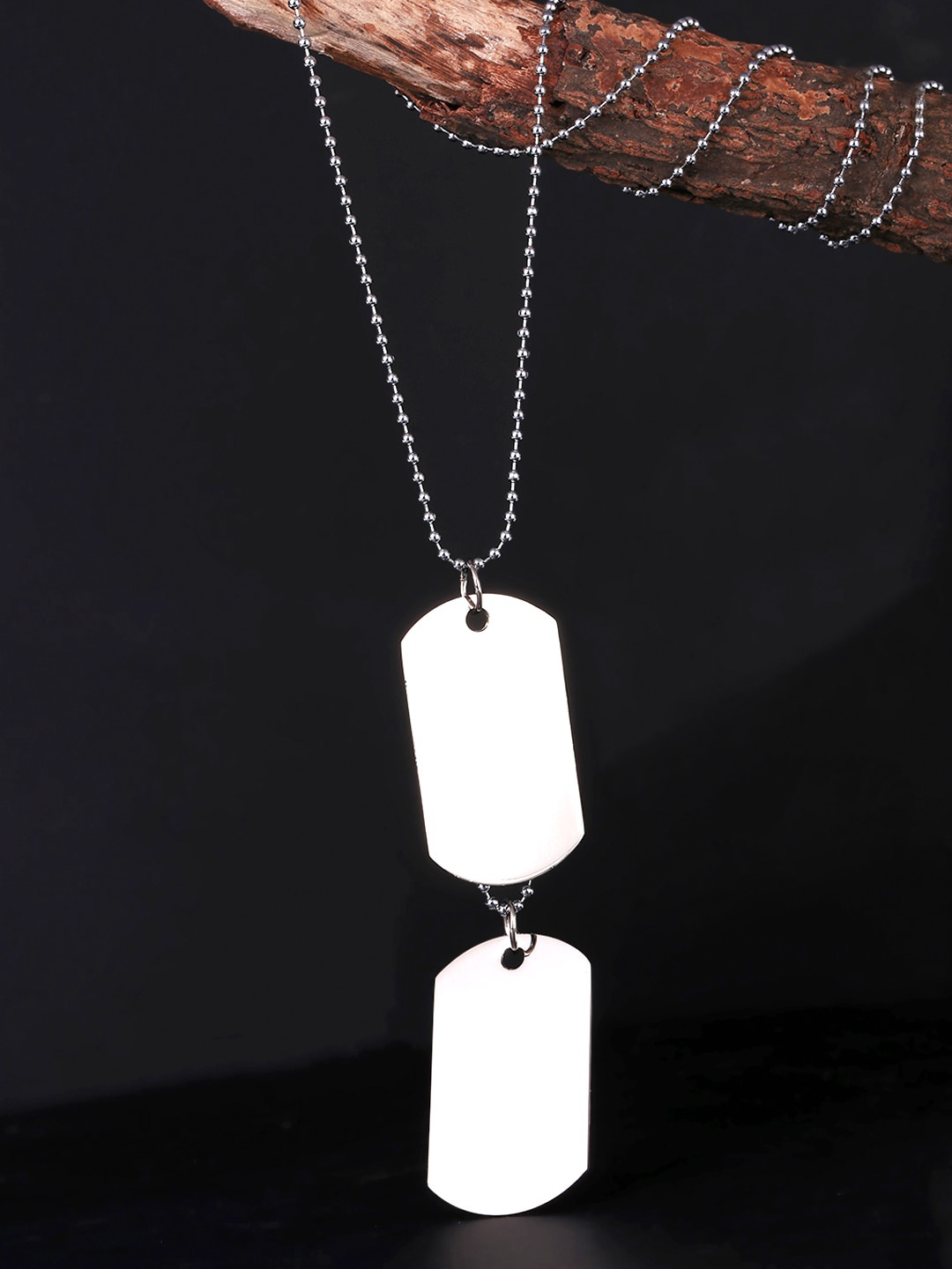 

Yellow Chimes Silver-Toned Rhodium-Plated Pendant With Chain
