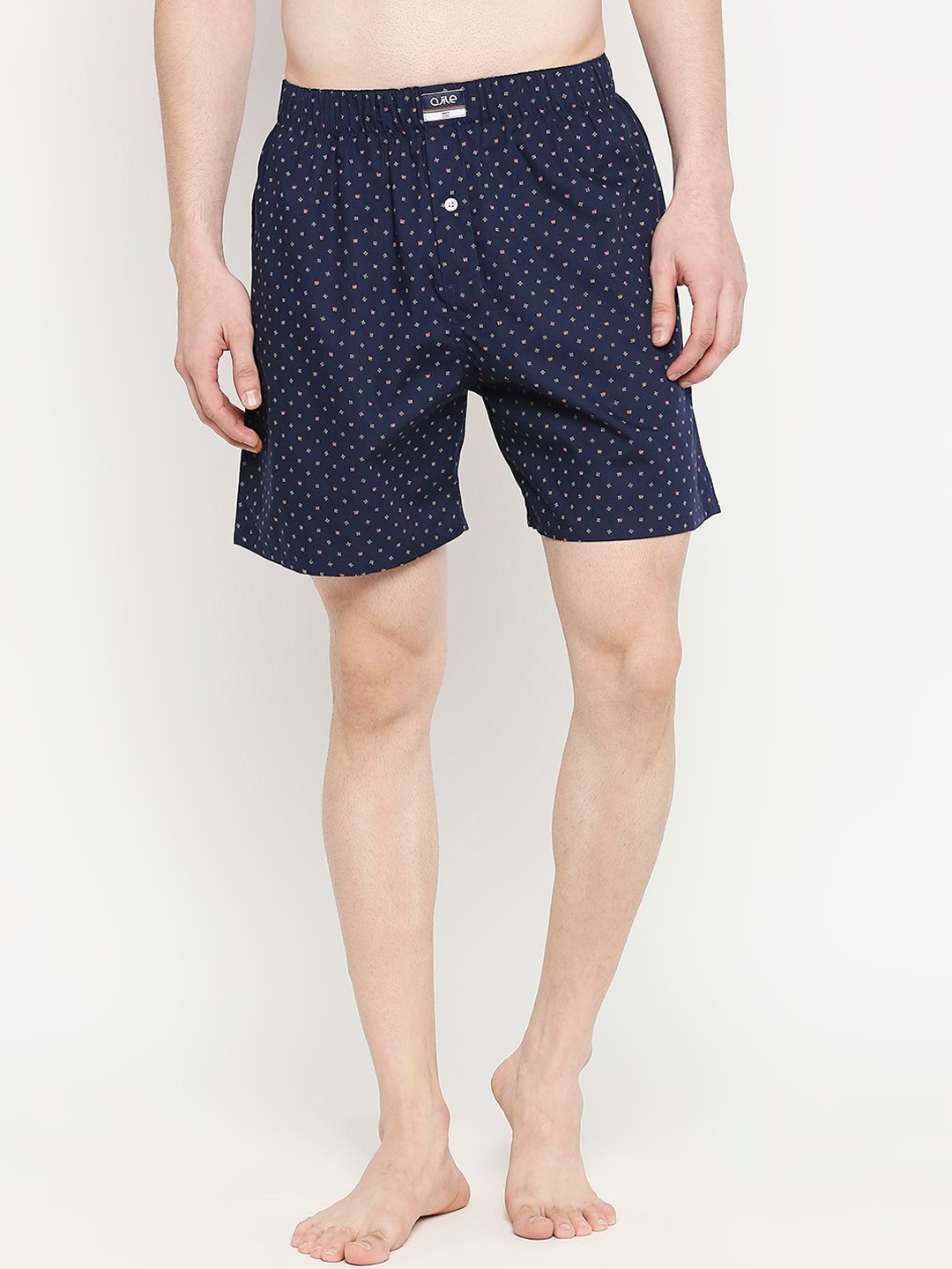 

Ajile by Pantaloons Men Navy Blue & White Printed Boxers-8905172018613
