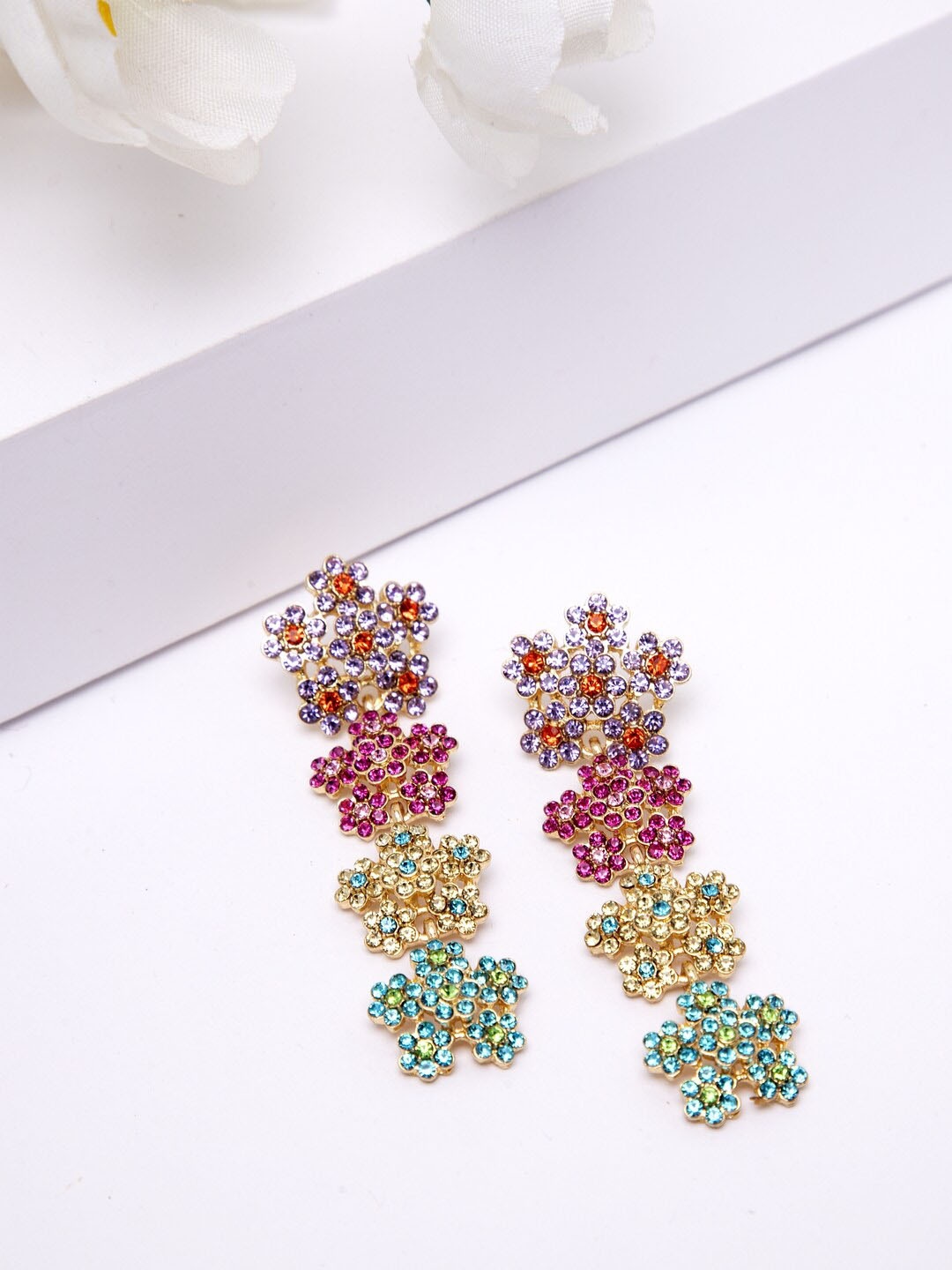 

AVANT-GARDE PARIS Multicoloured Contemporary Hoop Earrings, Multi
