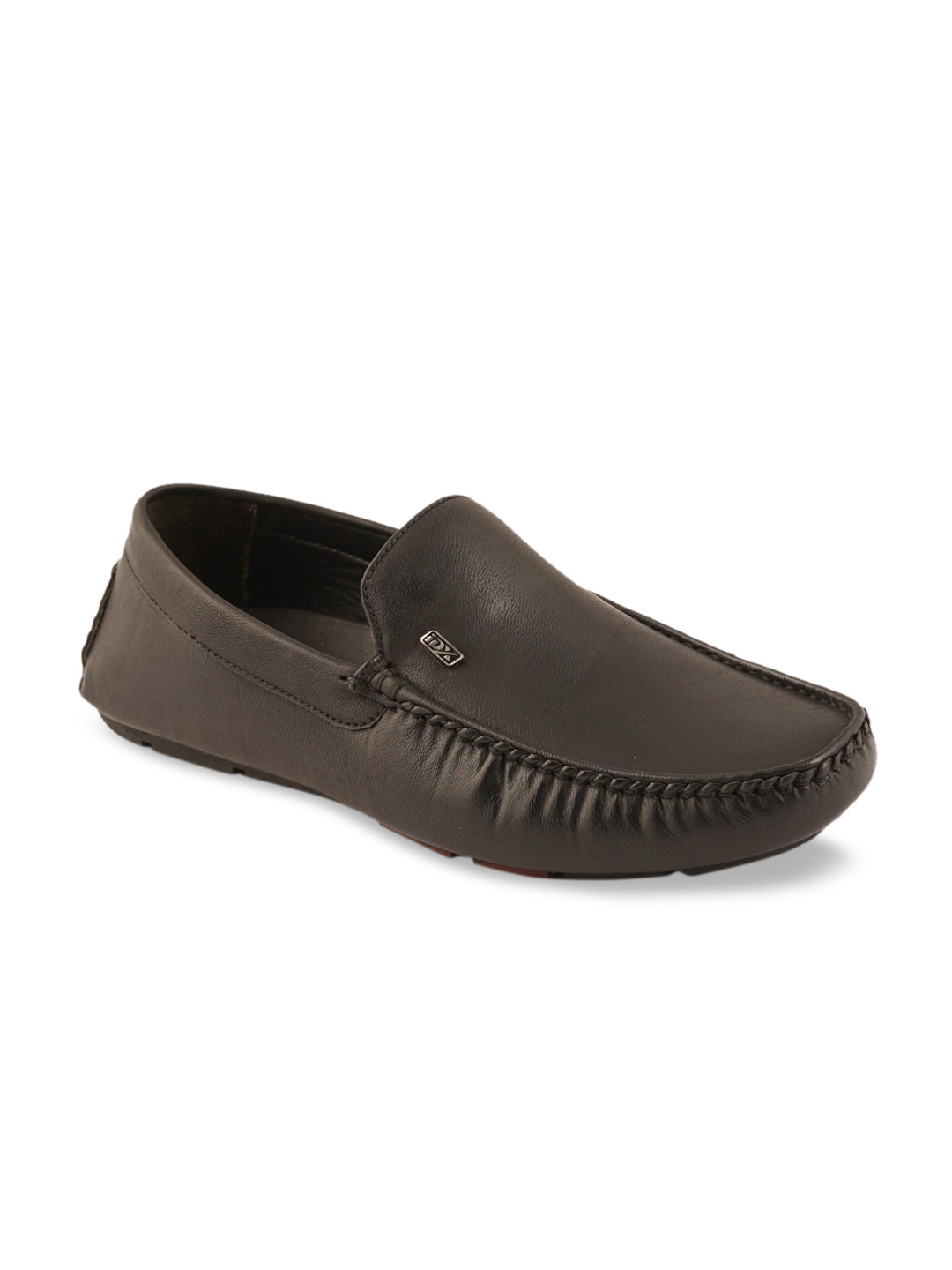 

iD Men Black Slip On Casual Loafers