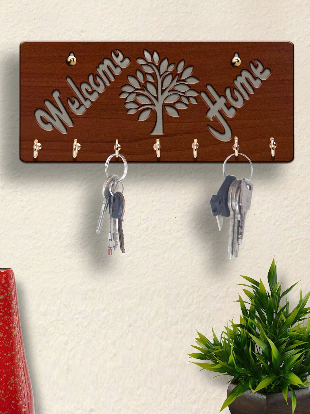 

ROMEE Brown Wall Key Stand Holder