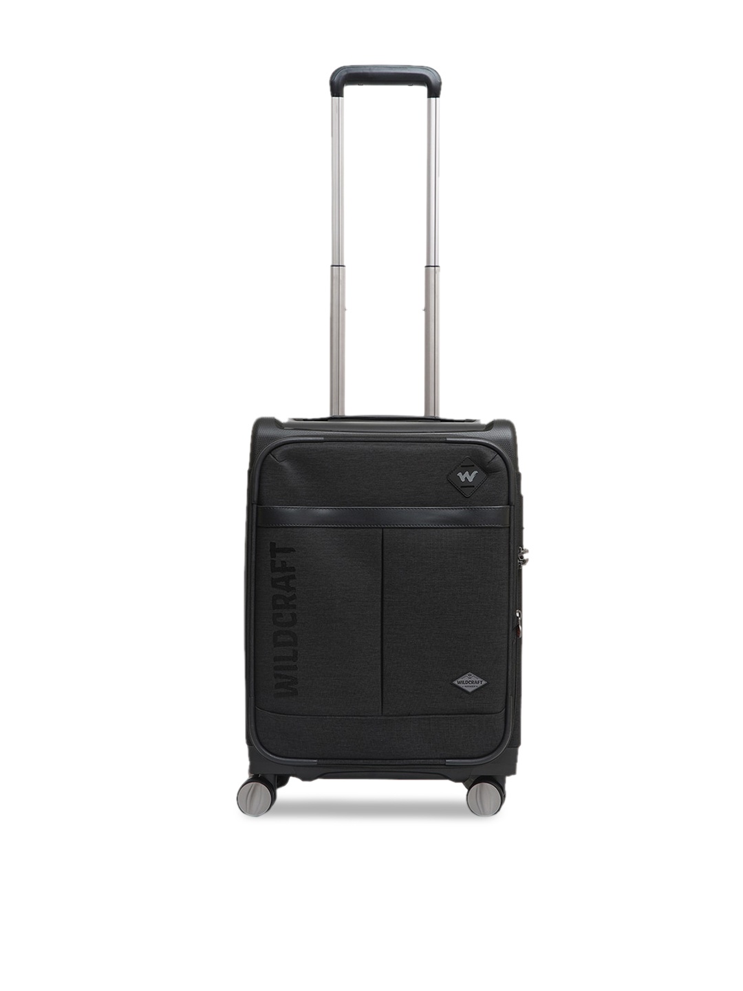 

Wildcraft Textured Capella Soft-Sided Cabin Trolley Suitcase, Black
