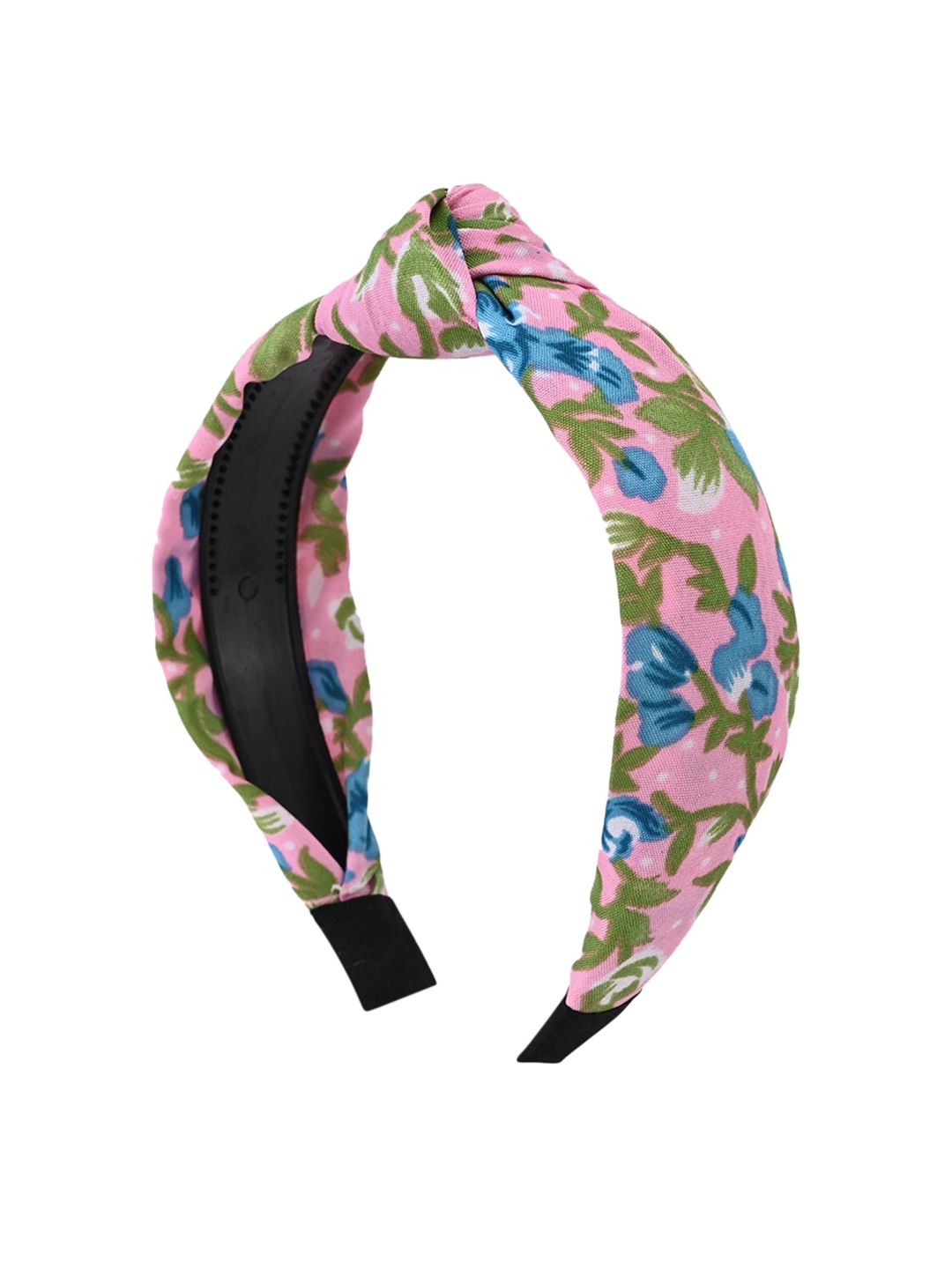 

BuckleUp Women Pink Floral Printed Hairband