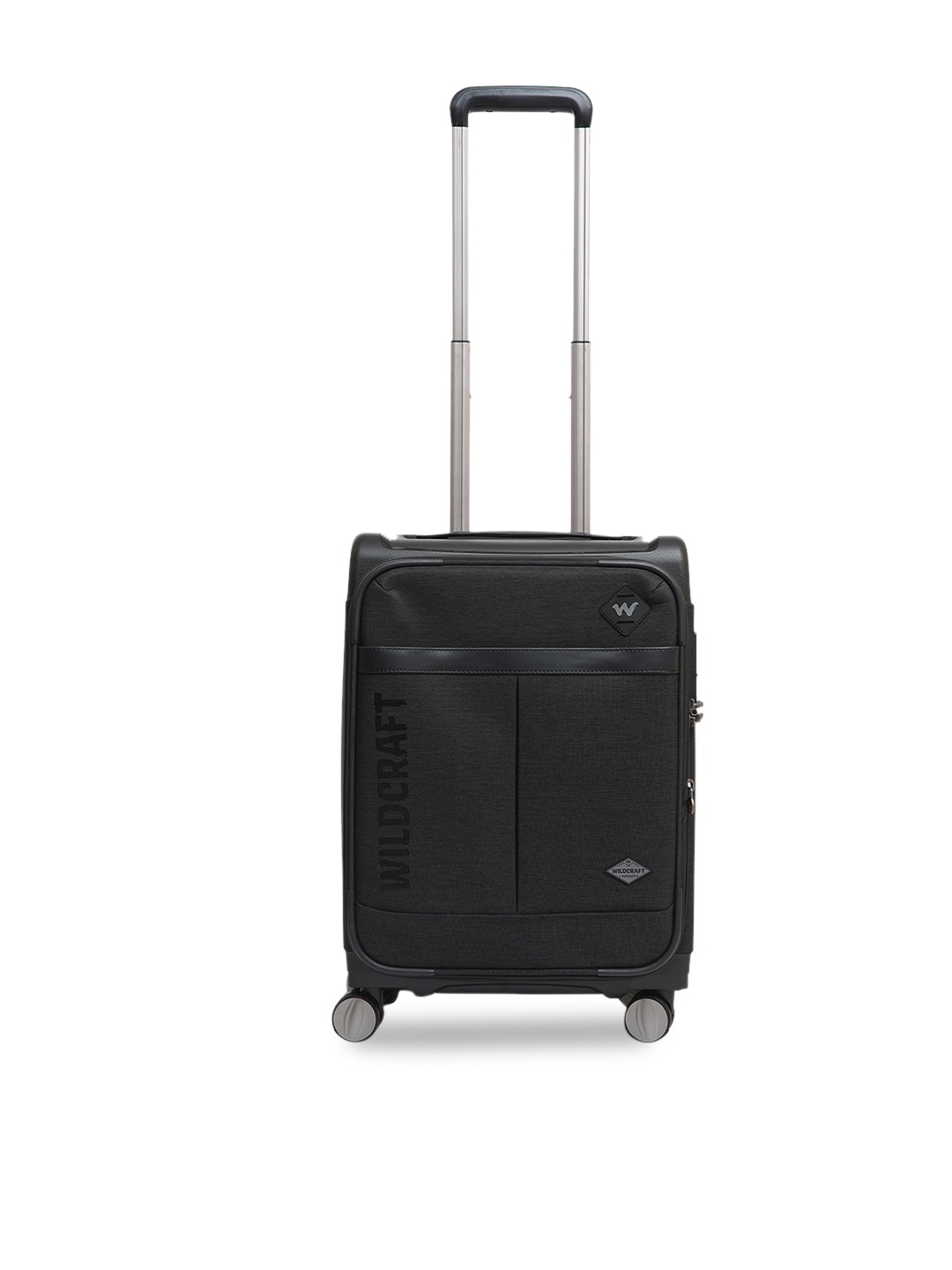 

Wildcraft Capella Biz Textured Soft-Sided Large Trolley Suitcase, Black