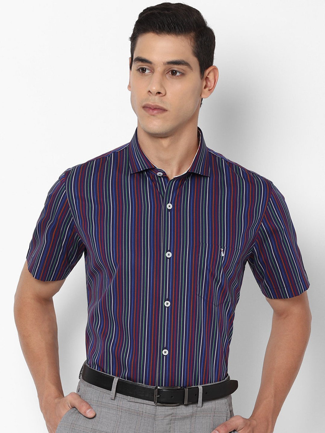 

SIMON CARTER LONDON Men Multicoloured Regular Fit Striped Formal Shirt, Multi