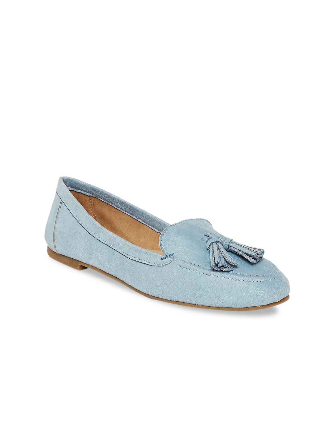 

Forever Glam by Pantaloons Women Blue Solid Tassel Loafers