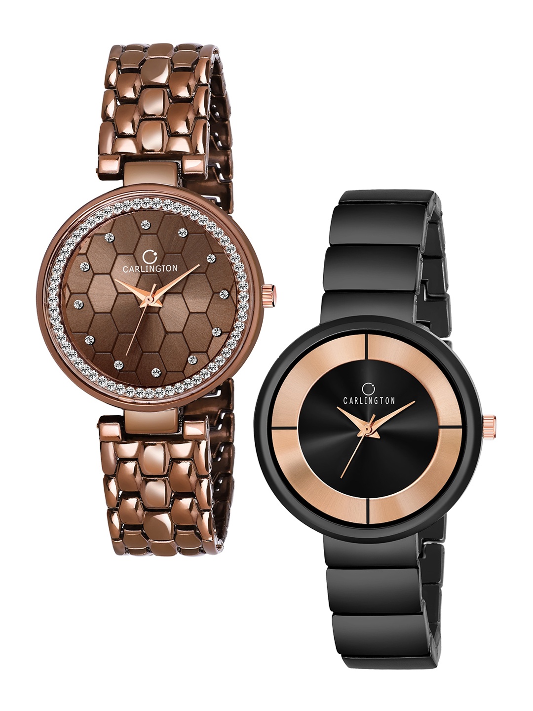 

CARLINGTON Women Brown Analogue Watch