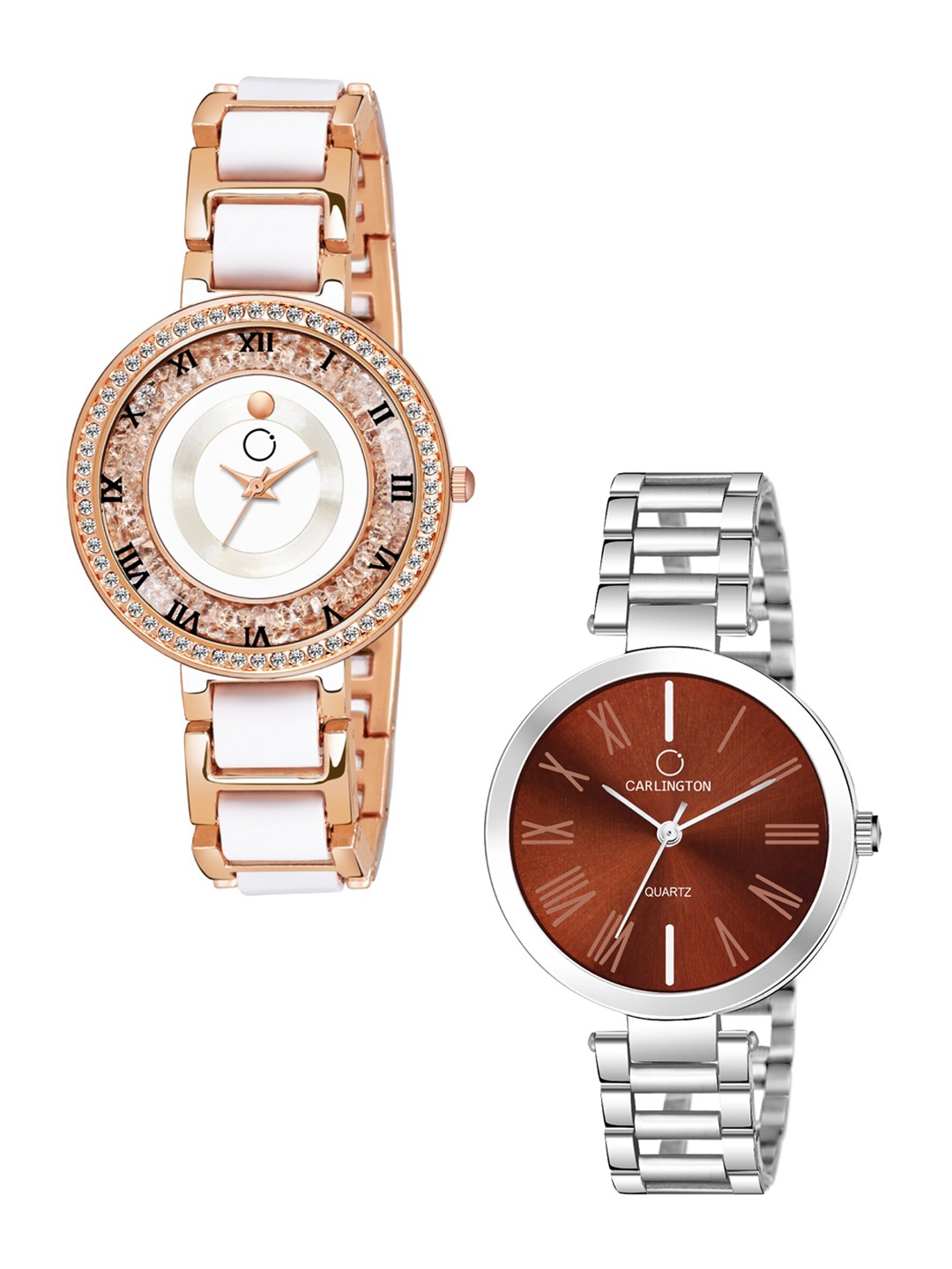 

CARLINGTON Unisex Rose Gold Analogue Watch