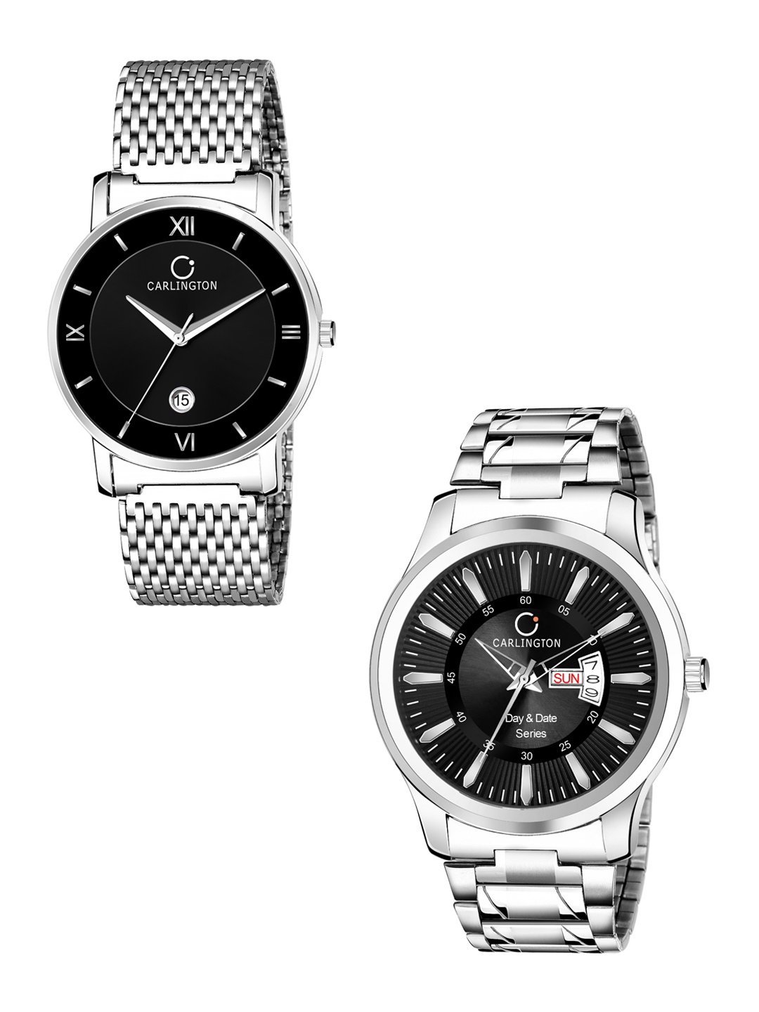 

CARLINGTON Men Black Analogue Watch