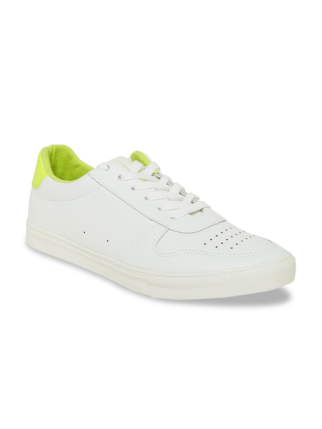 

BYFORD by Pantaloons Men White Perforation Sneakers