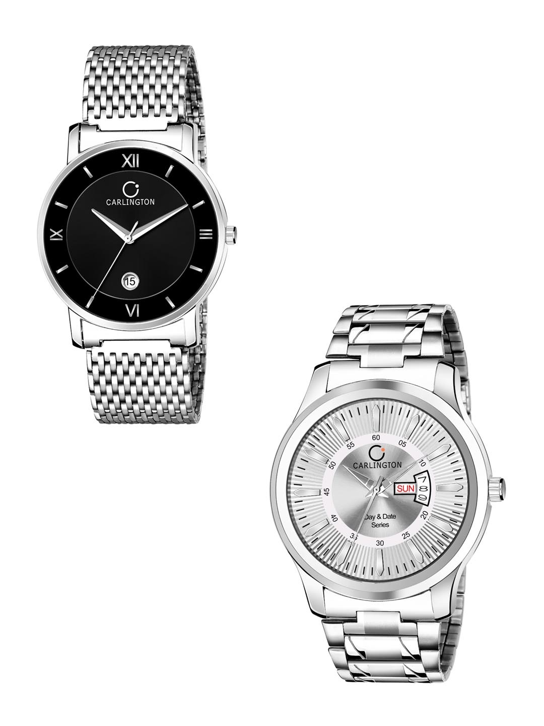

CARLINGTON Men Black Analogue Watch