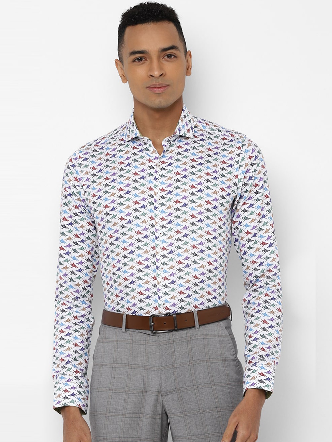 

SIMON CARTER LONDON Men Multicoloured Slim Fit Printed Formal Shirt, Multi