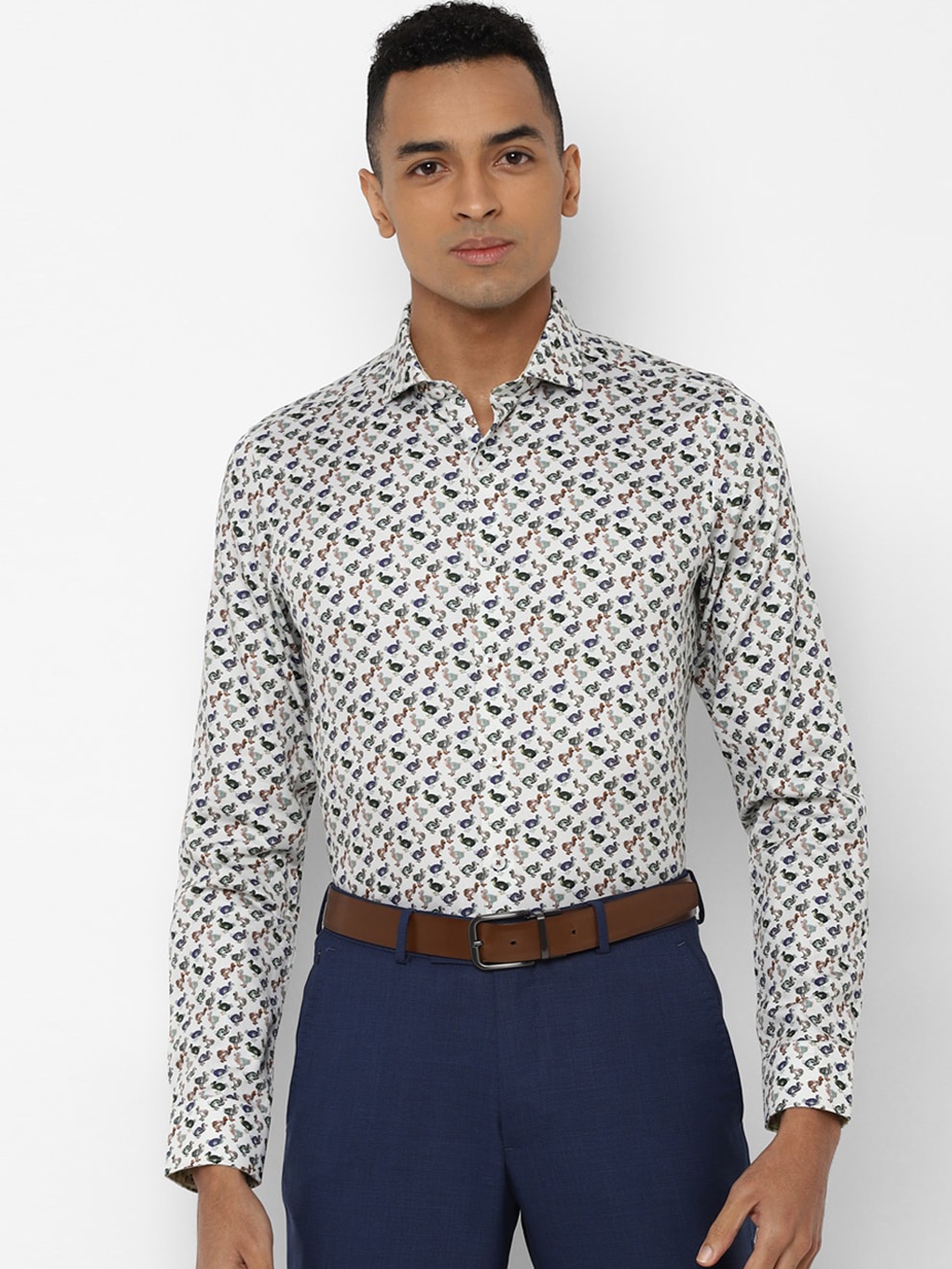

SIMON CARTER LONDON Men Multicoloured Slim Fit Printed Formal Shirt, Multi