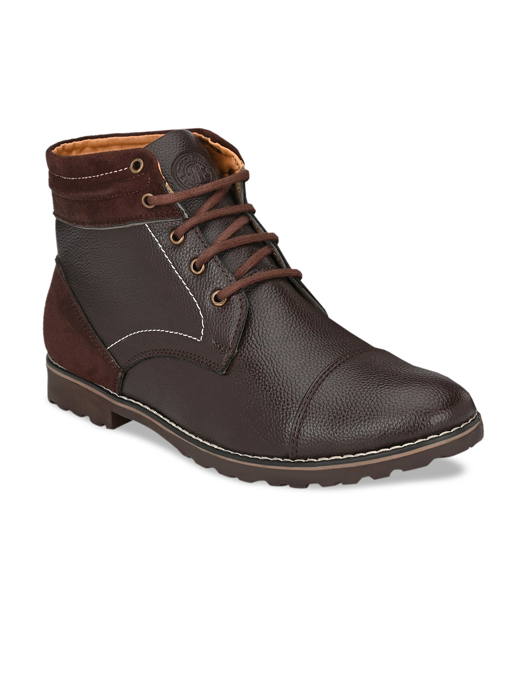 

Roadster Men Brown High-Top Flat Boots