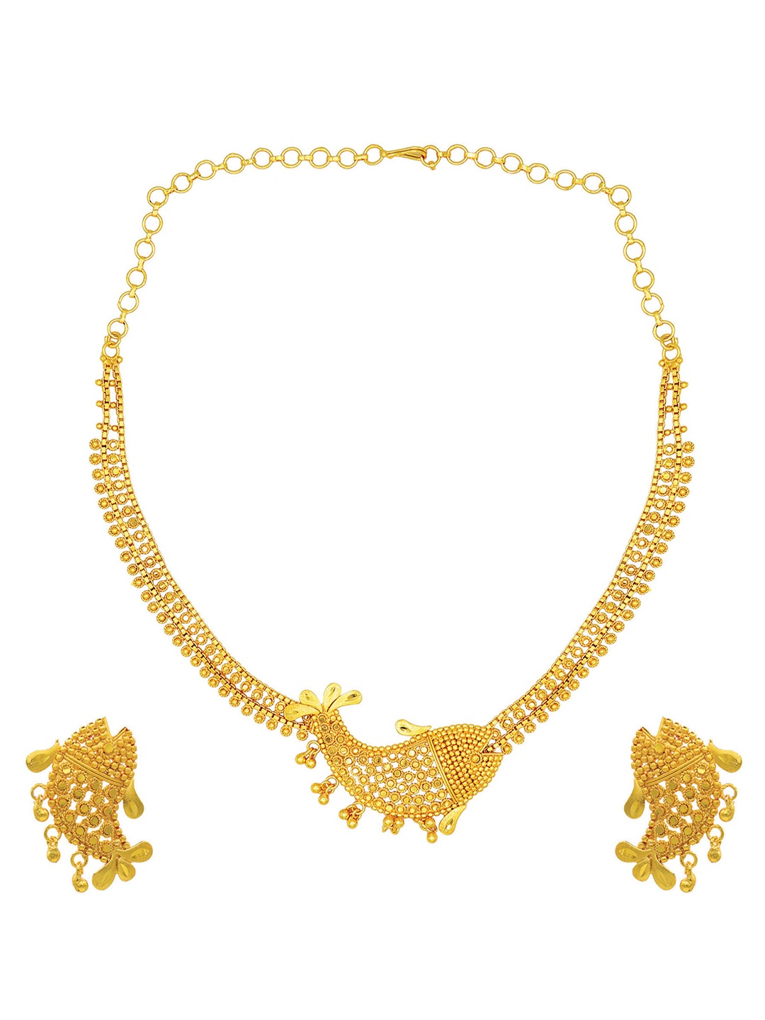 

ASMITTA JEWELLERY One Gram Gold-Plated Jewellery Set