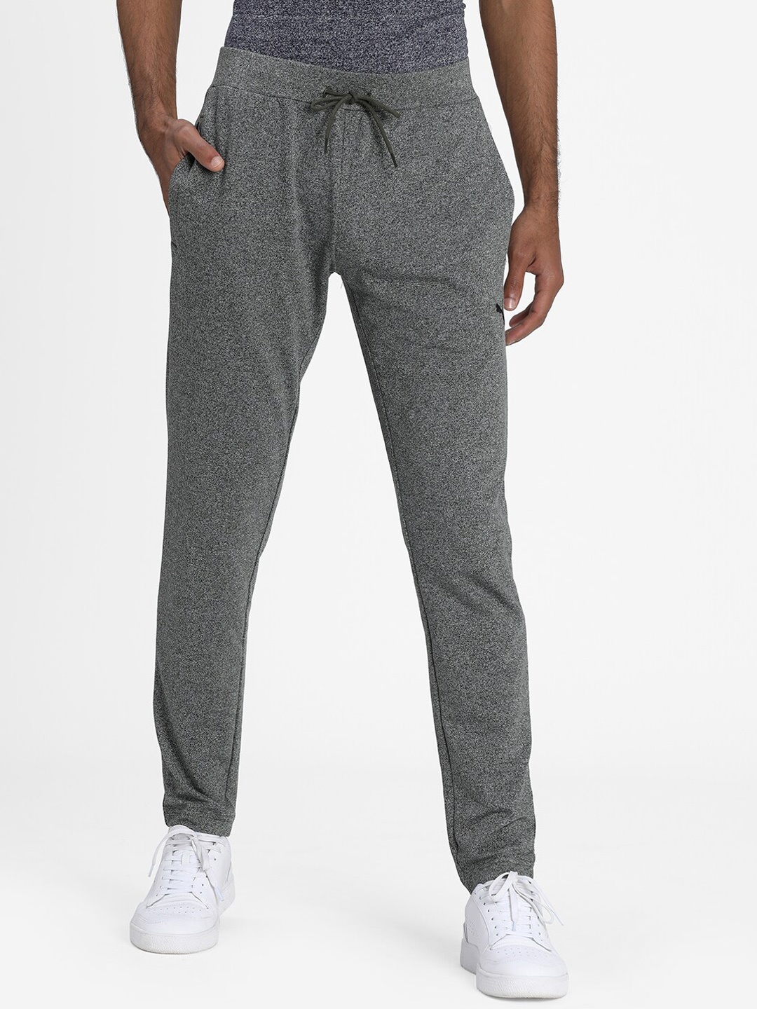 

Puma Men Grey Solid Slim-Fit Grindle Track Pants