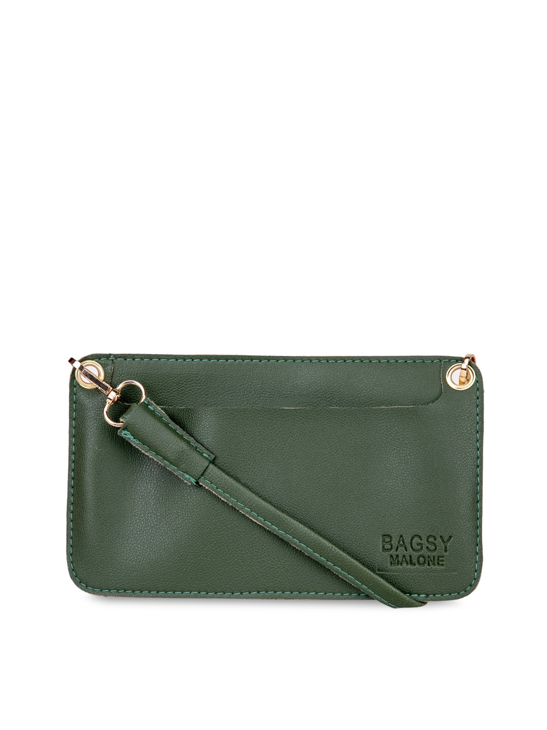

Bagsy Malone Women Green Solid Money Clip