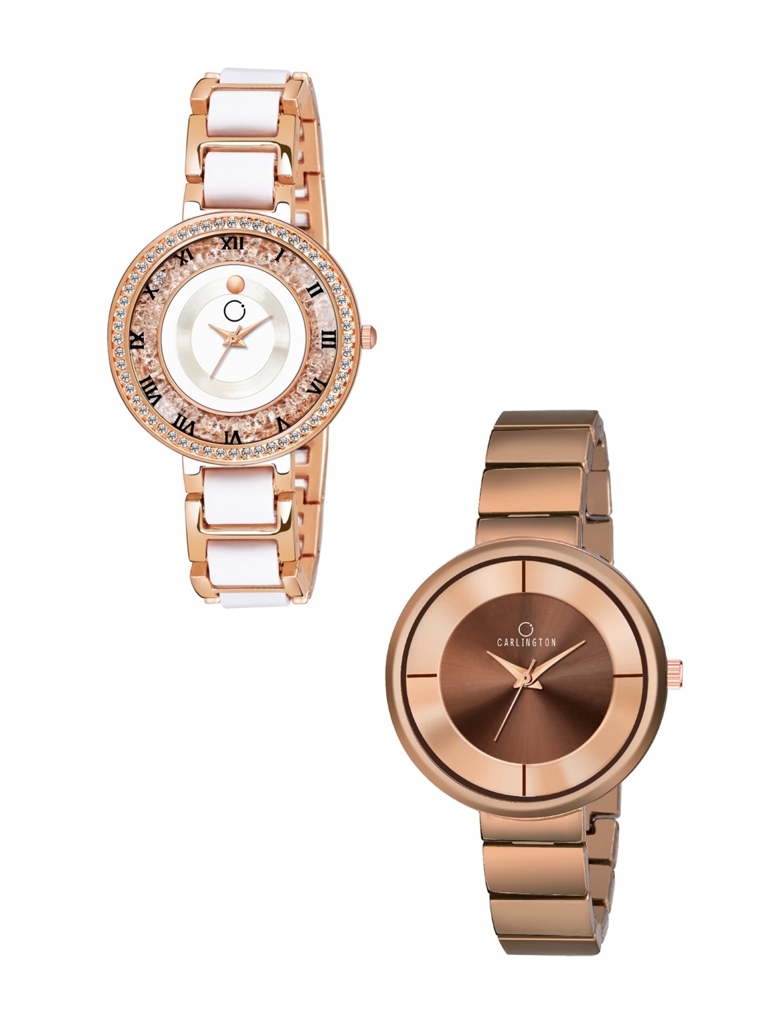 

CARLINGTON Women White Analogue Watch