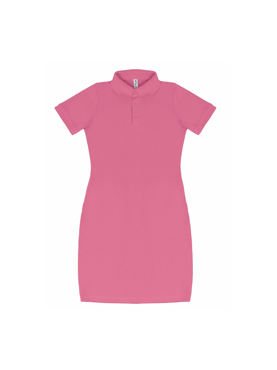 

Hunny Bunny Girls Pink Solid Cotton Sheath Dress
