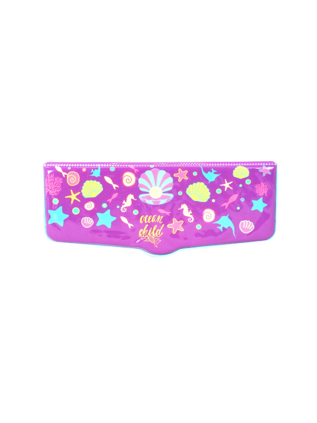 

Smily Kiddos Kids Purple & Turquoise Blue Mermaid Theme Pop Out Pencil Case