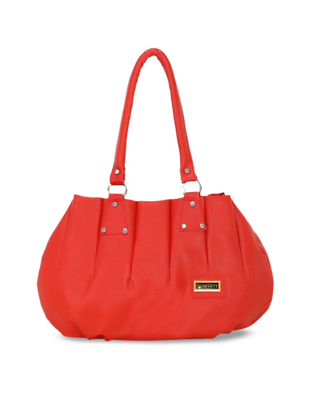 

Stropcarry Red Textured Shoulder Bag