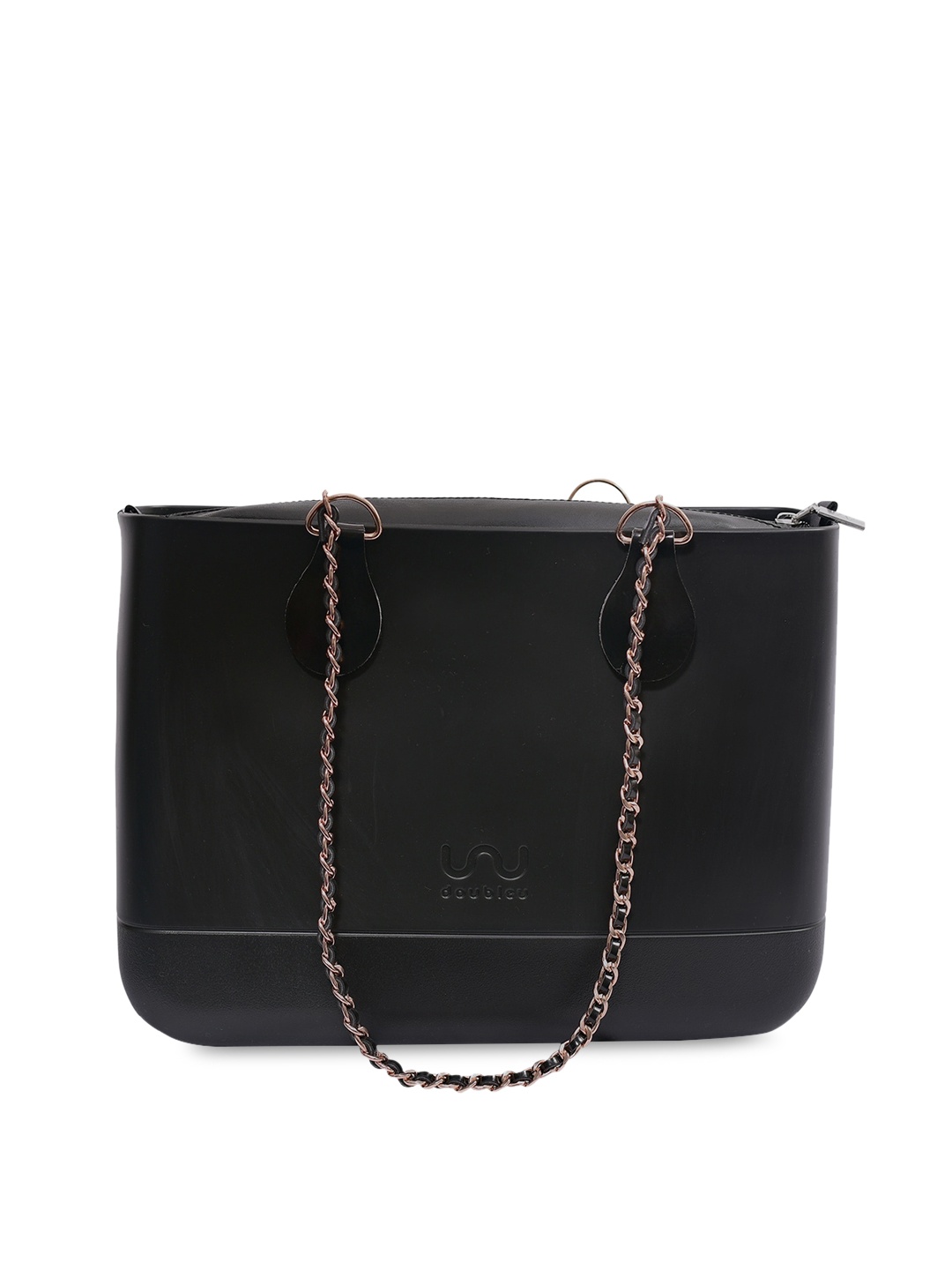 

Doubleu Black Solid Shoulder Bag
