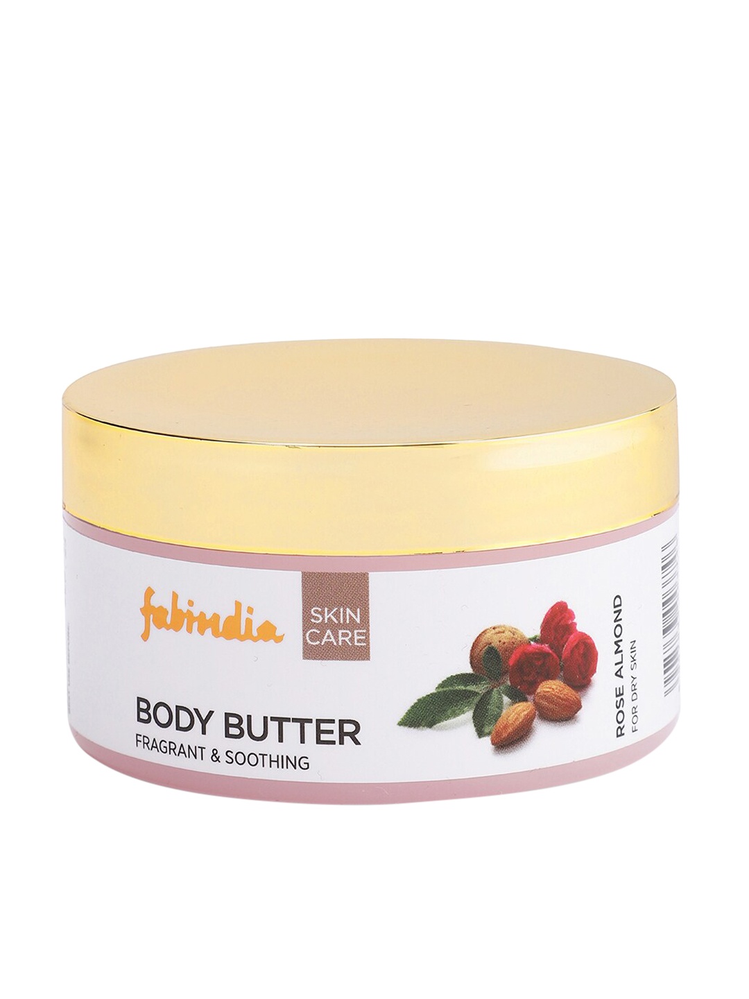 

Fabindia Unisex Rose Almond Body Butter 100 gm, Pink