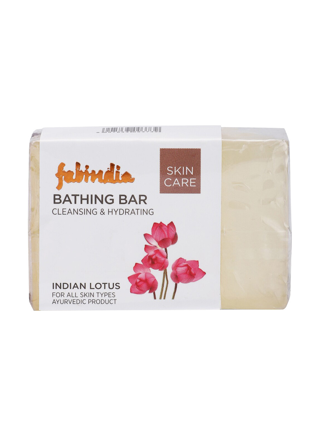 

Fabindia Indian Lotus Bathing Bar 100g, White