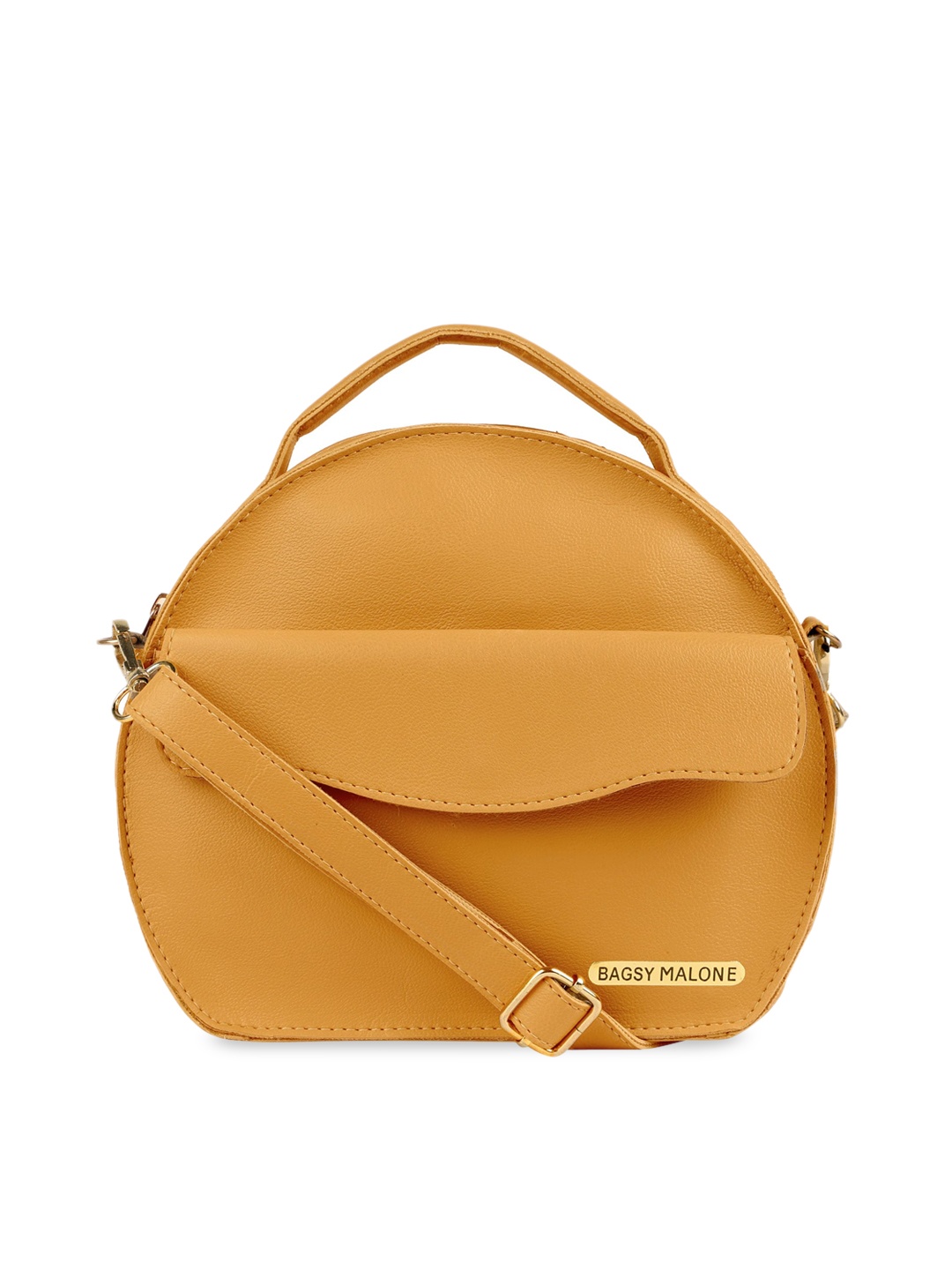 

Bagsy Malone Tan Solid Handheld Bag