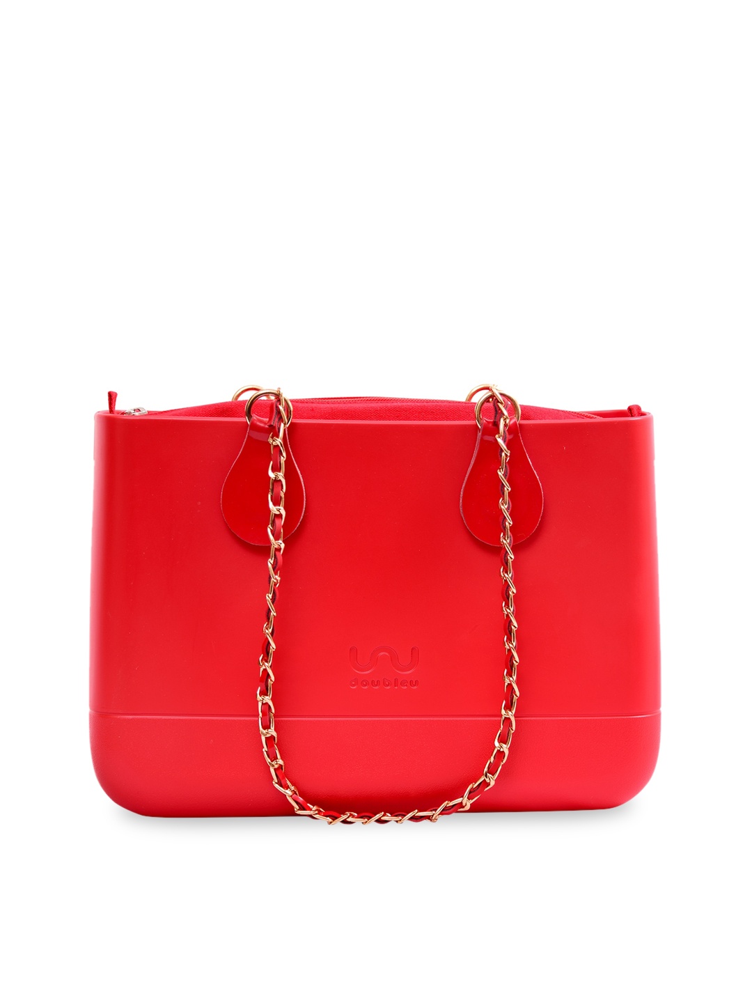 

Doubleu Red Solid Shoulder Bag