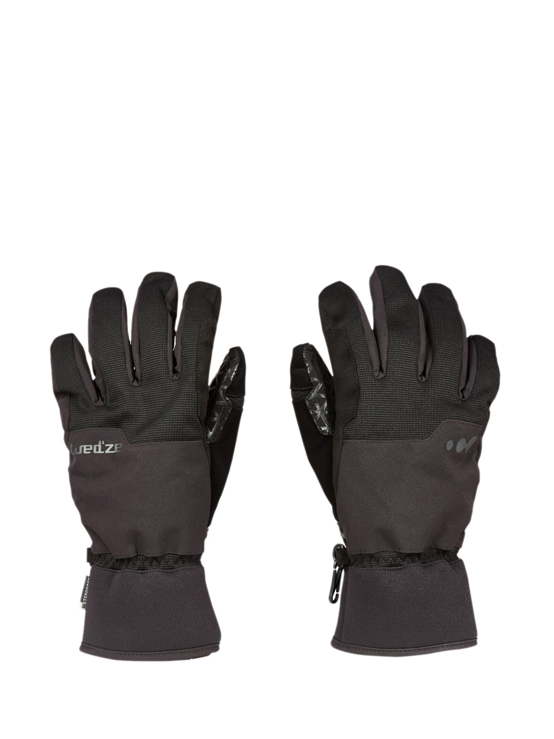 

WEDZE By Decathlon Unisex Black Waterproof Gloves