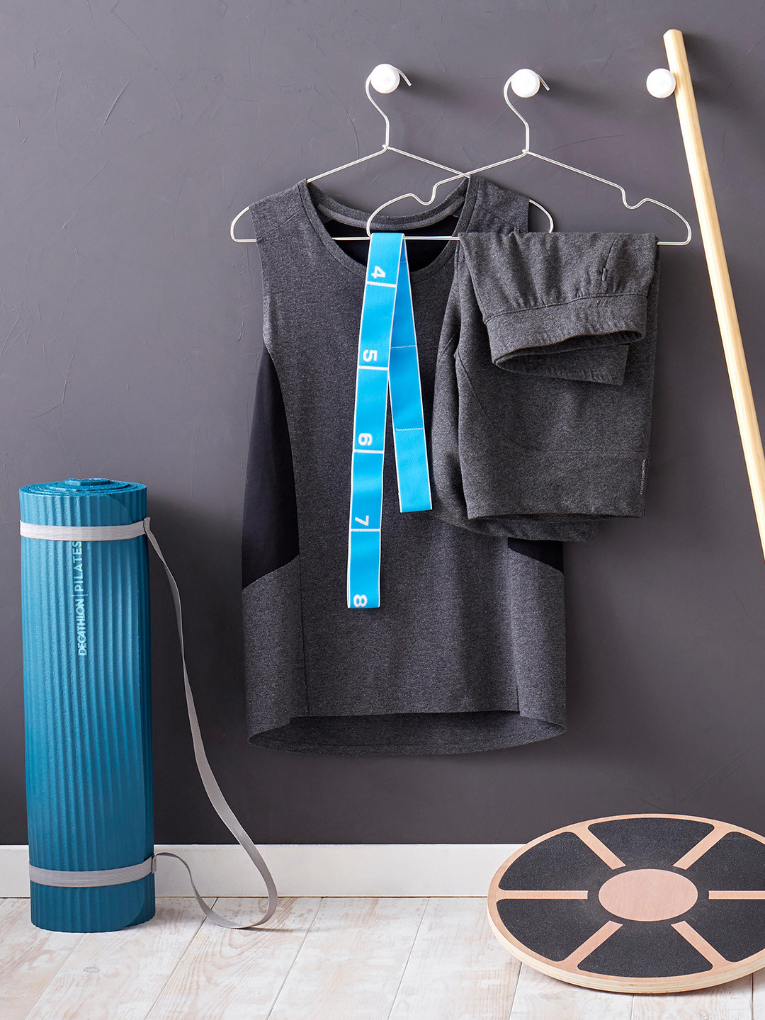 

NYAMBA By Decathlon Turquoise Blue Solid Yoga Mat