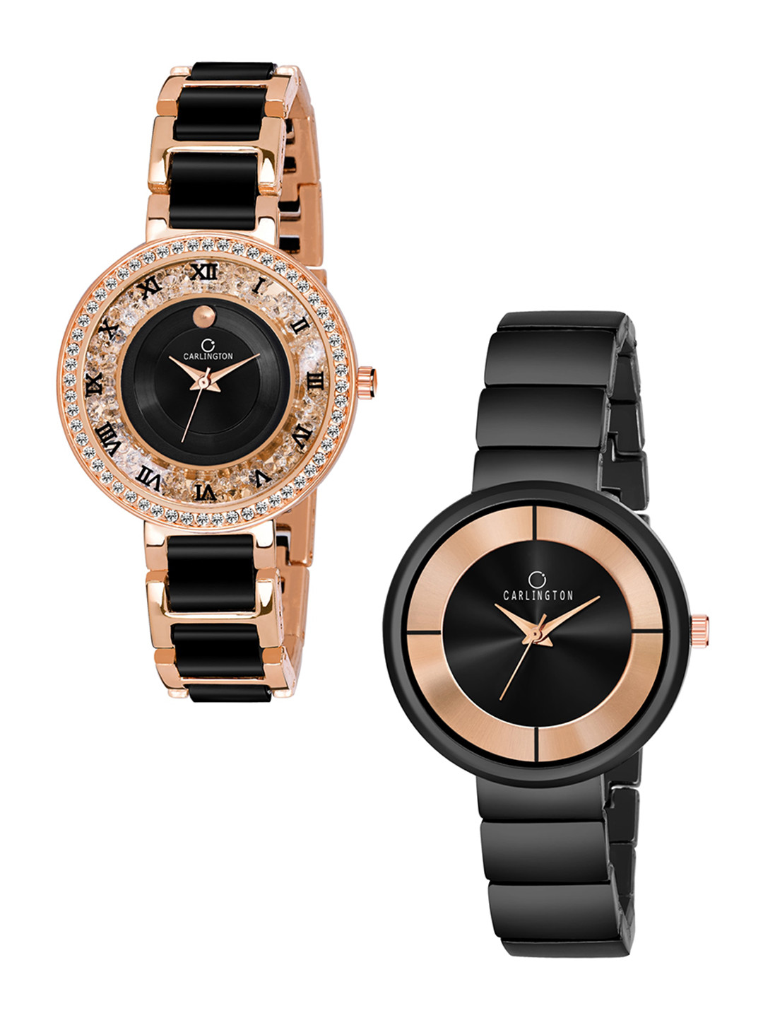 

CARLINGTON Women Black Analogue Watch