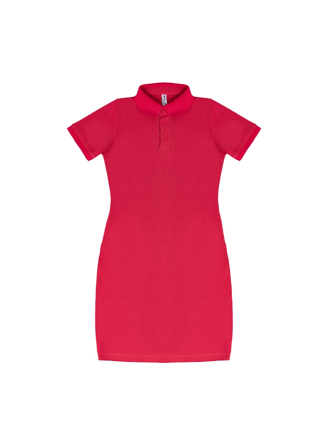 

Hunny Bunny Girls Red Solid Cotton Sheath Dress