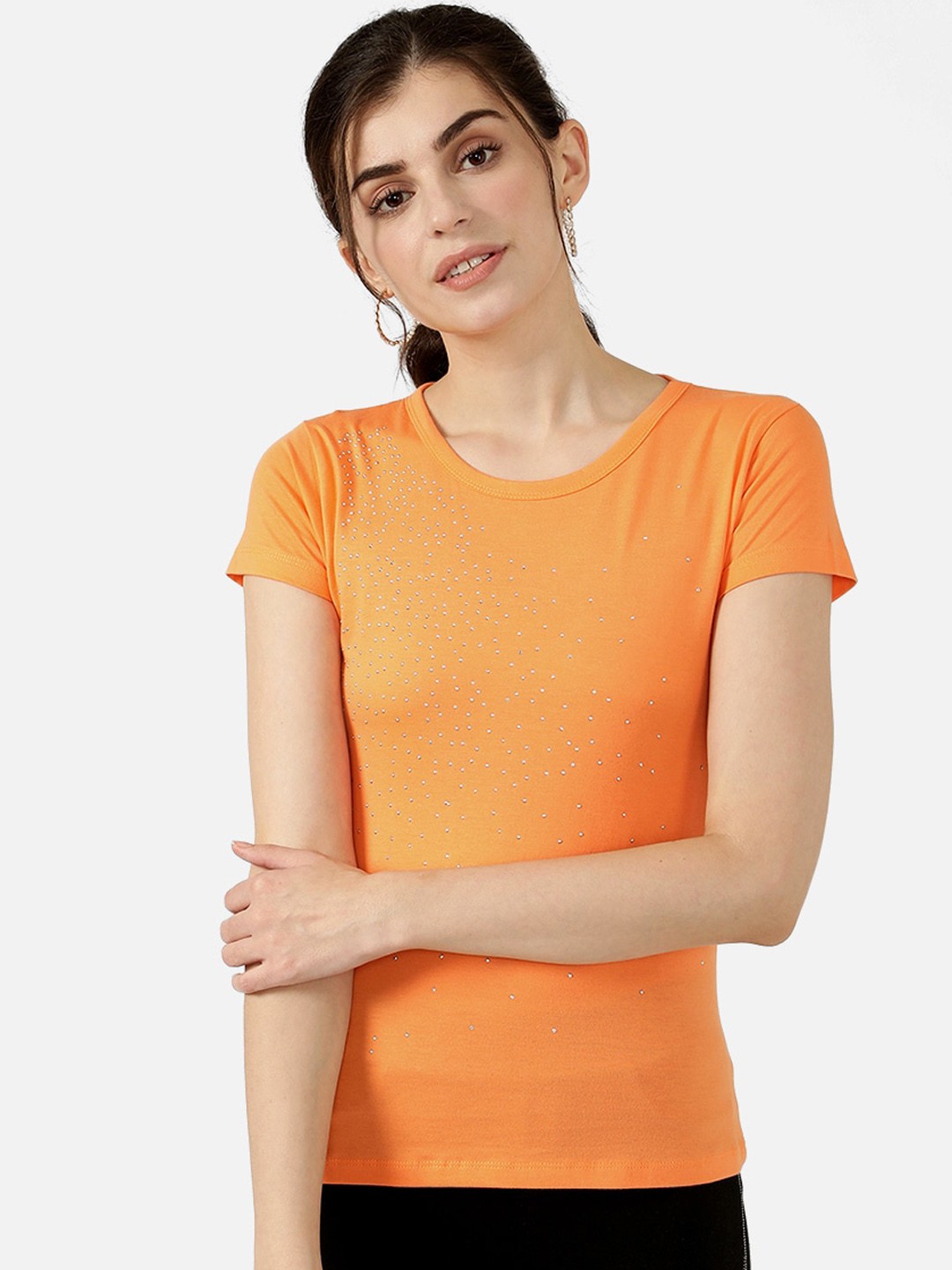 

V2 Value & Variety Orange Regular Top
