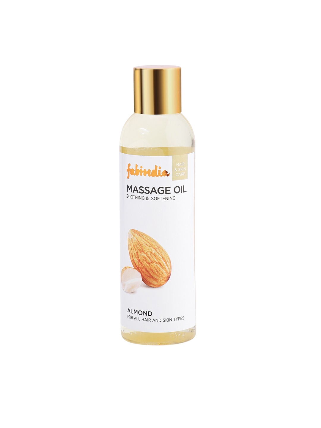 

Fabindia Almond Massage Oil 200ml, Green