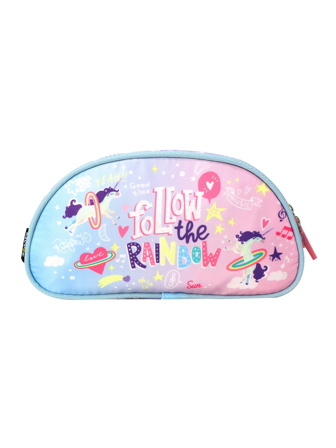 

Smily Kiddos Kids Multicoloured Musical Unicorn Double Compartment Pencil Pouch, Multi