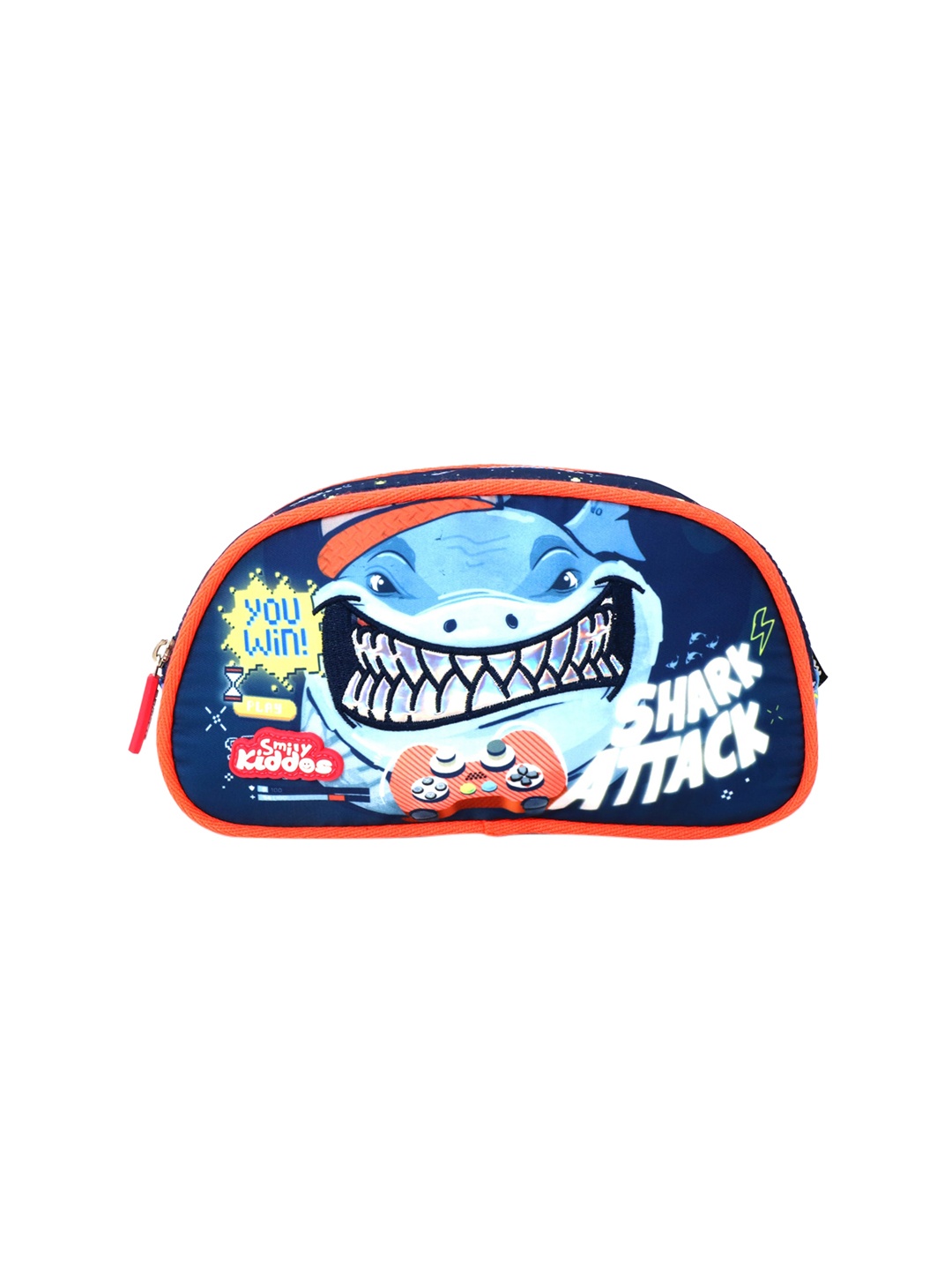 

Smily Kiddos Blue Sea Shark Double Compartment Pencil Pouch