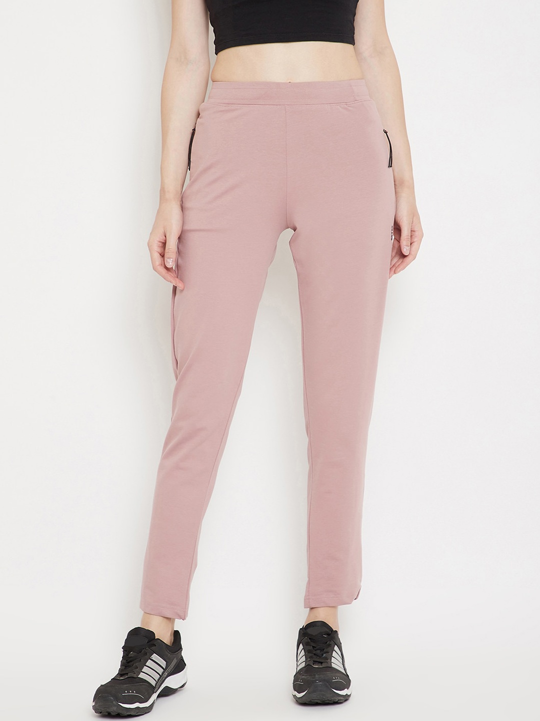 

Okane Women Pink Solid Track Pants