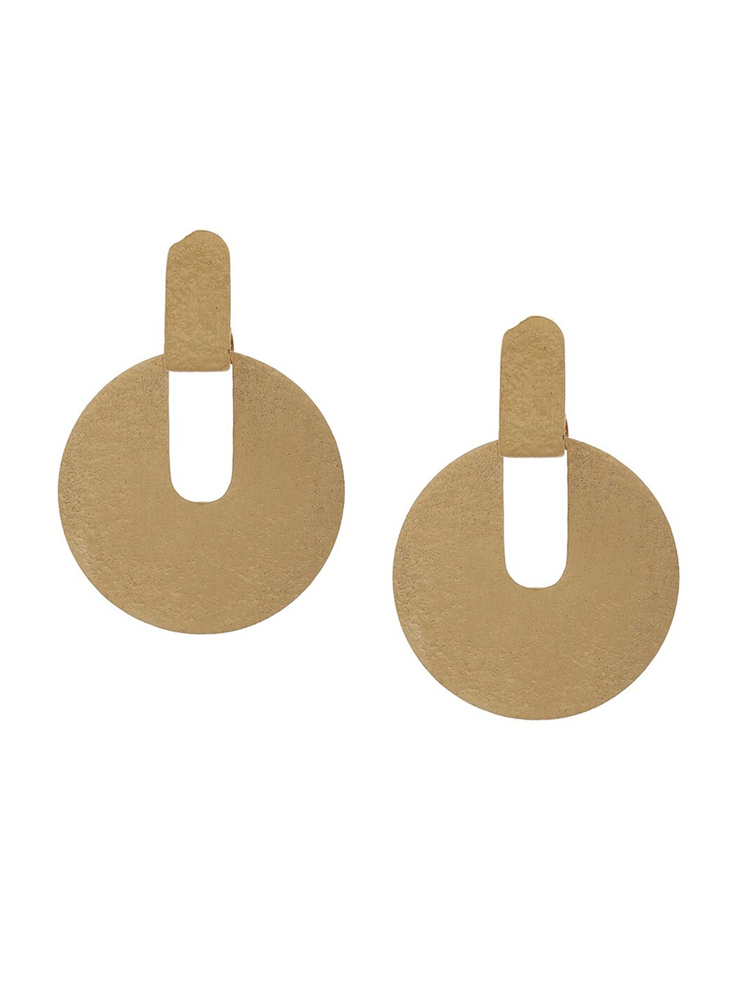 

FOREVER 21 Gold-Toned Contemporary Drop Earrings