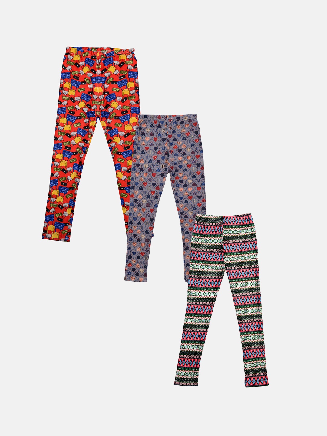 

TINY HUG Girls Pack Of 3 Assorted Tights