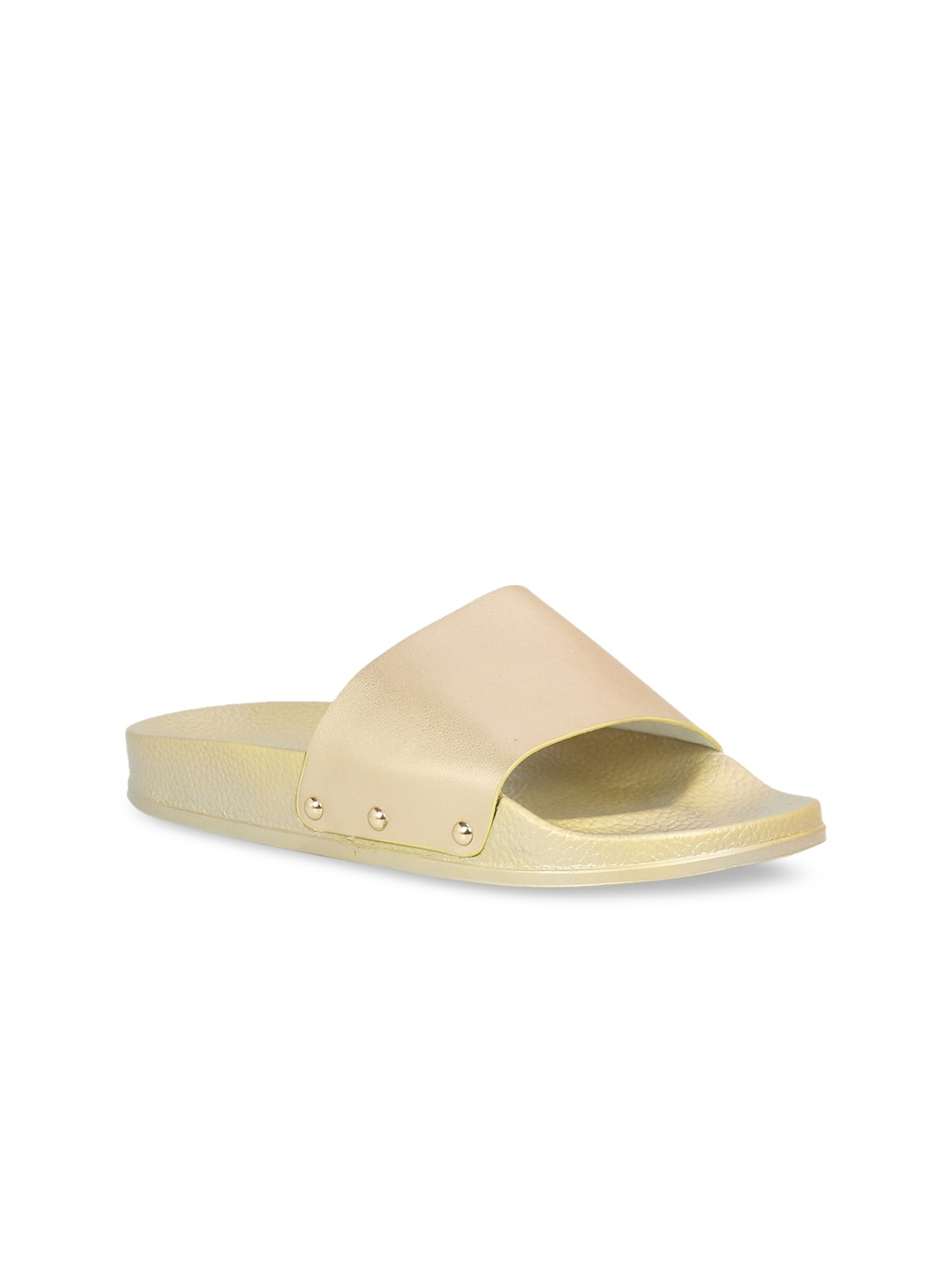 

Inc 5 Women Gold-Toned Solid Sandals