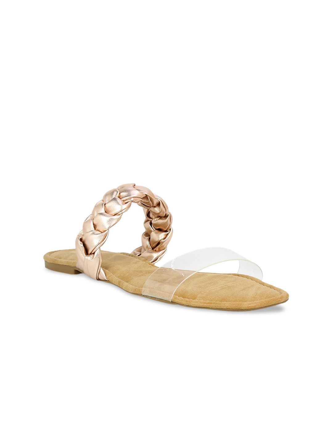 

Inc 5 Women Rose Solid Open Toe Flats