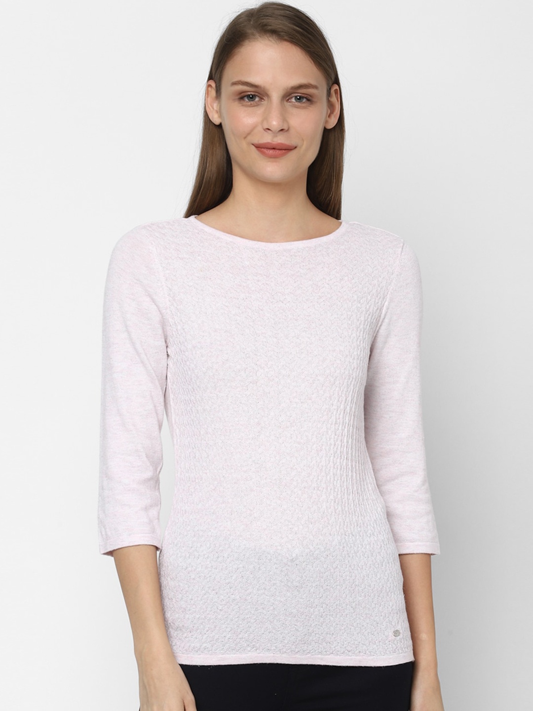 

Allen Solly Woman Women Off-White Cable Knit Sweater