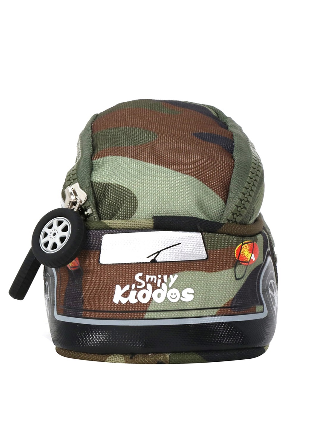 

Smily Kiddos Kids Olive Green & White Car Pencil Box